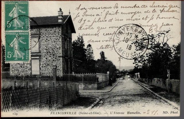 CPA - 95 - FRANCONVILLE - L'Avenue Hamelin
