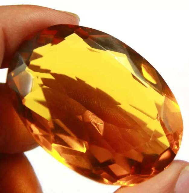 Brésilien Citrine Jaune Novembre Naissance 137.70 CT Certifié EGL JUN1096 2