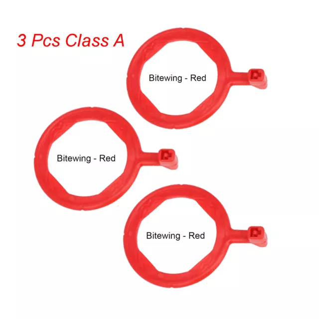 3X Dental Bitewing X-ray Aiming Ring Rinn XCP-DS XSP Style Red Positioning A