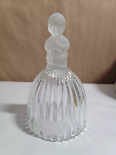 1978 Goebel Crystal Glass Bell Annual - First Edition Child Kneeling Praying NIB