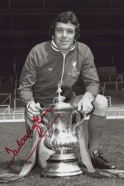 Ian Callaghan 1, signed 12 x 8 Liverpool FC picture