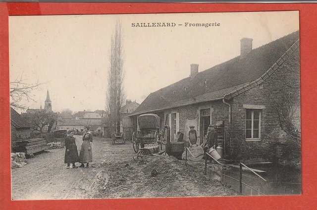 Cpa -  Saillenard -   71  - Saône Et Loire  -   Fromagerie