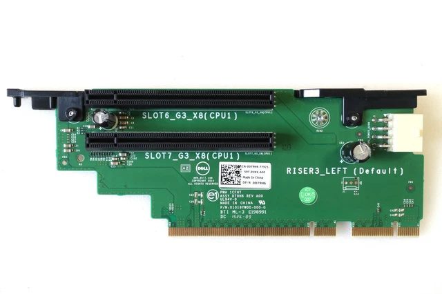 Dell PowerEdge R730 PCI Riser Card - 3 Slots, PCI-E X8 With Cage