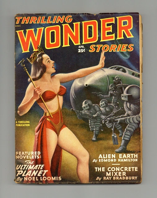 Thrilling Wonder Stories Pulp Apr 1949 Vol. 34 #1 VG