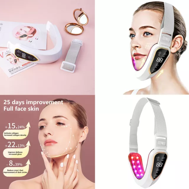 V Face Electric Massager Slim Facial Care Double Chins Removal V-Shape Neck Belt