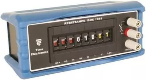 Time Electronics 1051 8 Decade Thumb Wheel Resistance Box 0.01Ω 1W