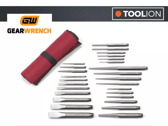 GearWrench® 82306 27teil KFZ Profi Durchschlag- Stanz- Meissel-Set