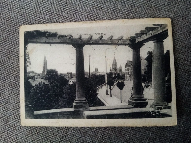 Cpa Metz Vue Prise Du Belvedere De L Esplanade