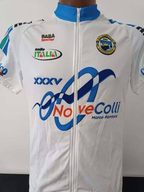 maglia SHIRT ciclismo MARCO PANTANI team novecolli cesenatico selle italia tg. m