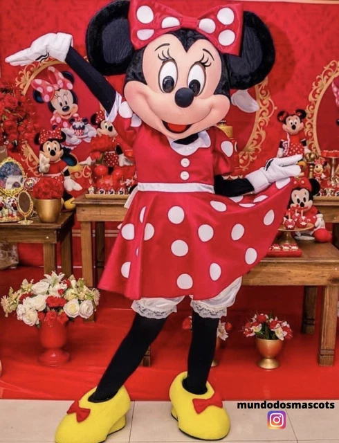 Minnie mouse mascots, characters, disfraces,birthday, parties, holloween