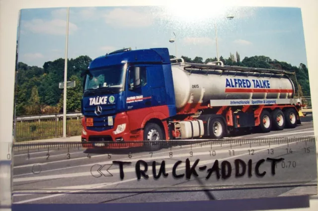 Truck Photo, Lkw Foto, Mercedes Benz Actros, Tankwagen, Spedition Alfred Talke