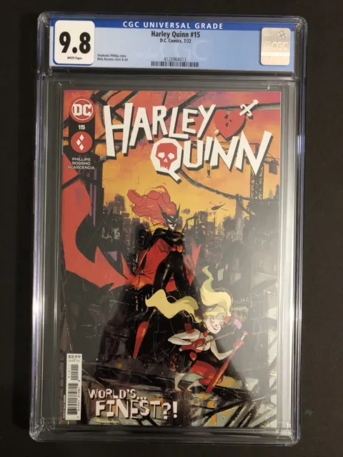 Harley Quinn #15 7/22 DC Comics CGC Graded 9.8 Riley Rossmo Cover