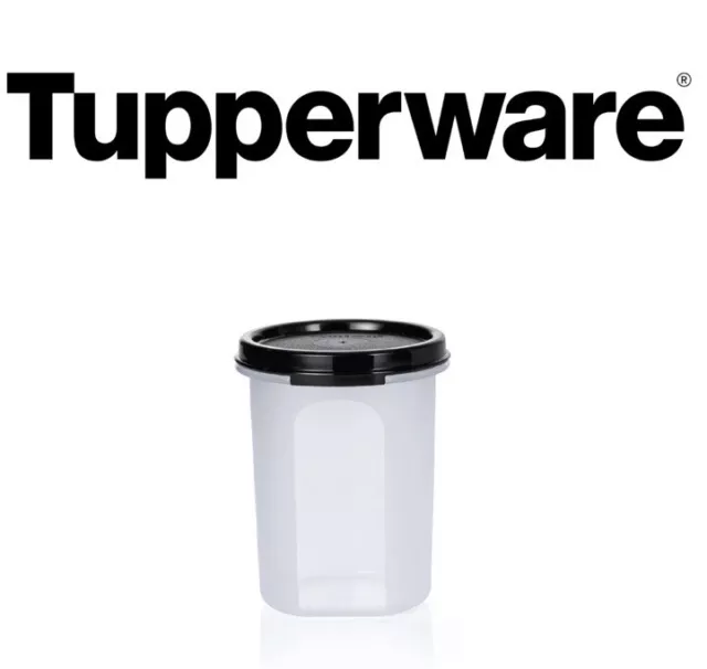 Tupperware Modular Mate Round #2 440ml Black Lid Storage Container NEW