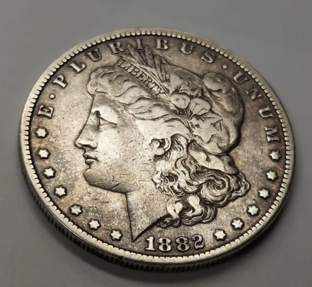 1982 Morgan One Dollar Silver Coin $1 US (ELW198)