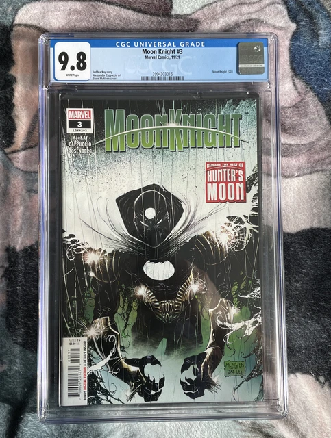 Moon Knight #3 2021. CGC 9.8 1st print -1st Hunter's Moon