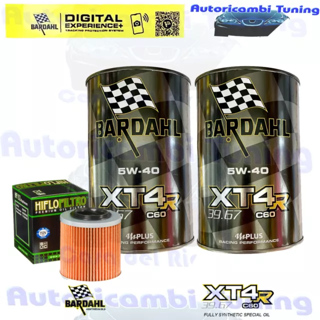 Kit De Mantenimiento Aceite Bardahl XT4R 5W40 Para Can-Am 1000 Outlander Max EFI