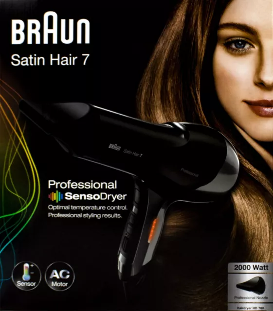 Braun Haartrockner SatinHair7 Proffessional SensoDryer 2200 Watt HD 780