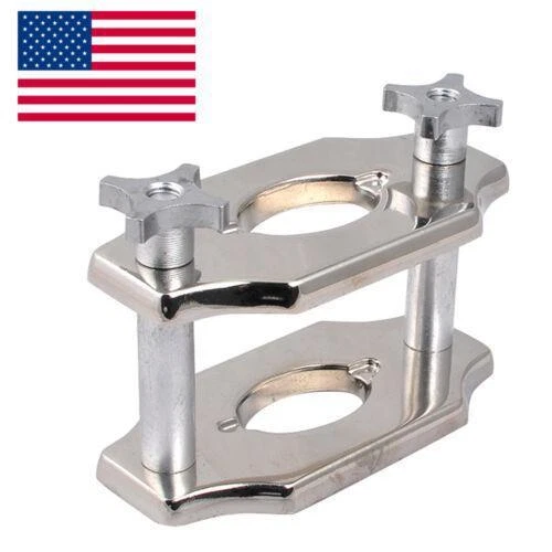 Chrome Coated Dental Reline Jig Single Compress Press Lab Equipment for Dentist