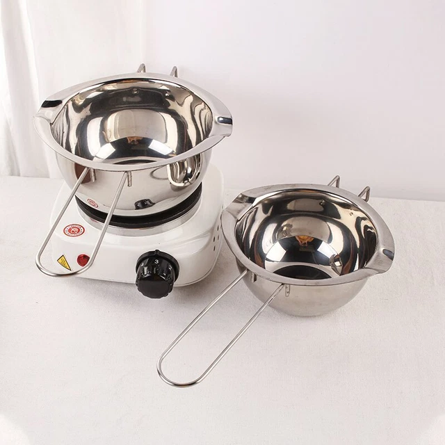 Kit de fabricación de velas hágalo usted mismo 500w máquina de fusión de cera 400 ml 600 ml olla de acero inoxidable