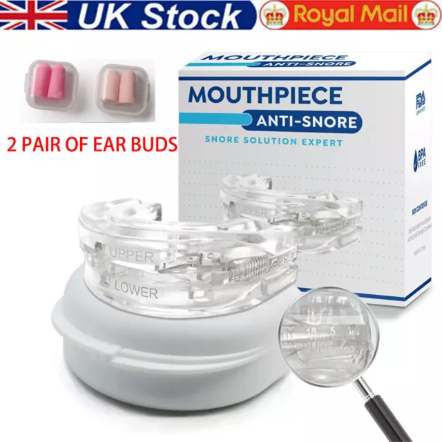 Adjustable For Anti Snoring Mouthpiece Guard Anti Snore Sleep Apnea Teeth Grind