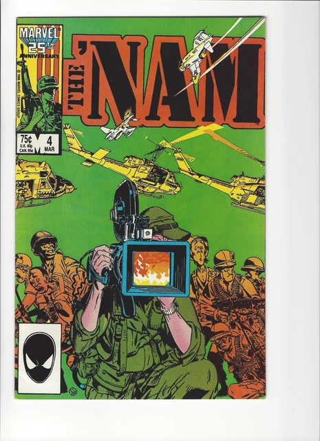 The 'Nam #4 - Direct Edition - Marvel Comics 1987 - Vietnam War - CGC It !