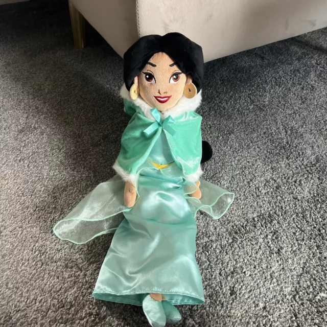 Disney Store Princess Jasmine Winter edition Plush Doll - 18” Soft Toy ❤️