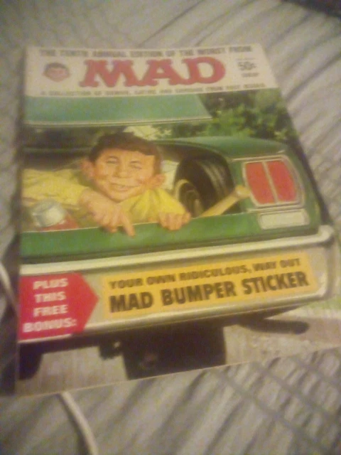 Vintage 10th Annual Edition of the Worst from MAD Magazine ~ with Bumper Sticker