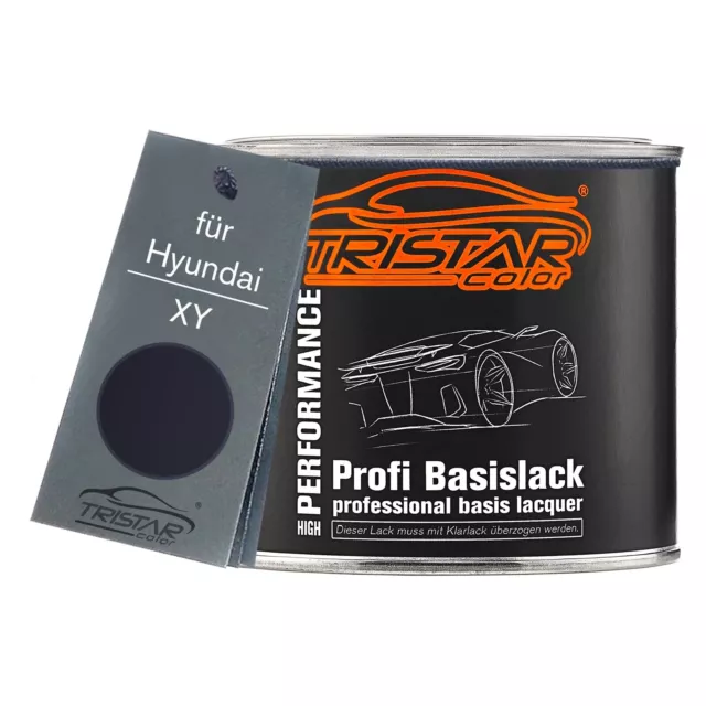 Autolack Dose spritzfertig für Hyundai XY Purple Navy Perl Basislack 0,5L