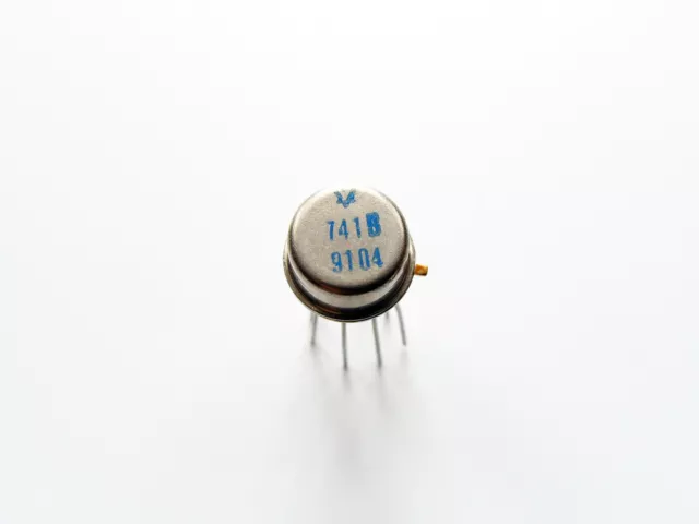 741B; 8-pin Metal Can Operational Amplifier LM741; uA741; RARE Vintage [1pcs]