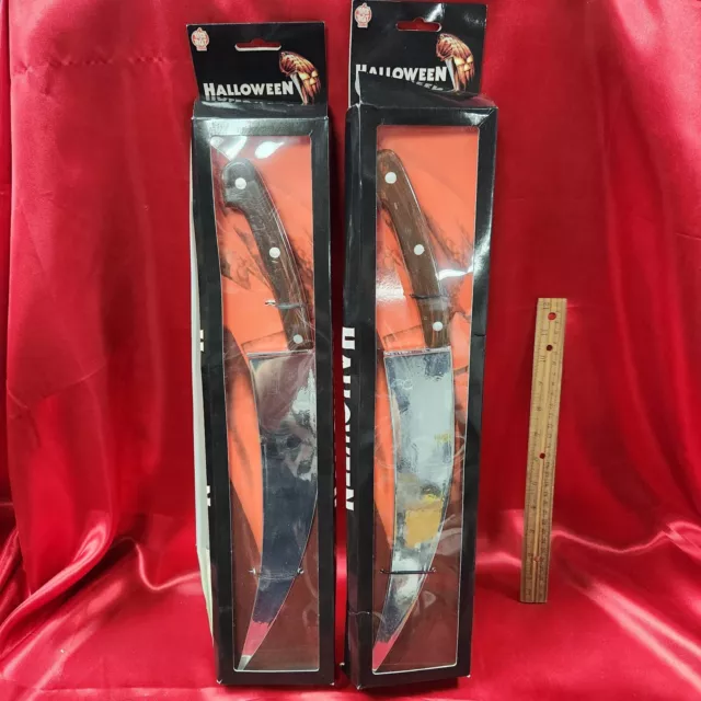 Lot of 2 -Halloween Michael Myers Poster Knife Prop
