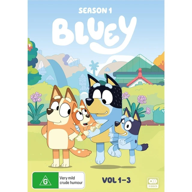 BLUEY VOLUME 1 3 DVD Region 4 48 45 PicClick AU BLUEY VOLUME 1 3 DVD Region 4 48 45 PicClick AU