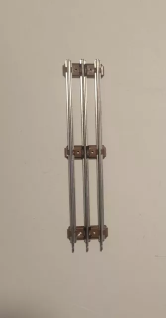 Lionel O-27 Gauge Straight Track 3 Rail Full Section 9 inches Black Ties 1 Pc
