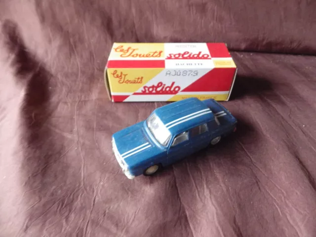 Renault 8 Gordini 1967 - Solido Reedition Hachette - 1/43Eme En Boite