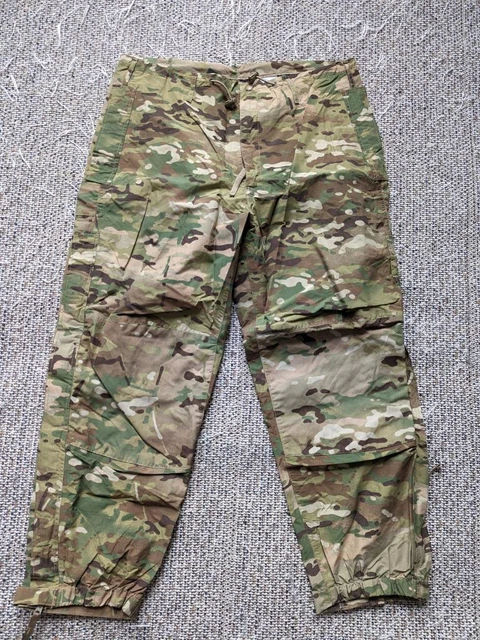 GORE-TEX scorpion GEN III camouflage pants M (34-36) rain shell US ARMY ecwcs