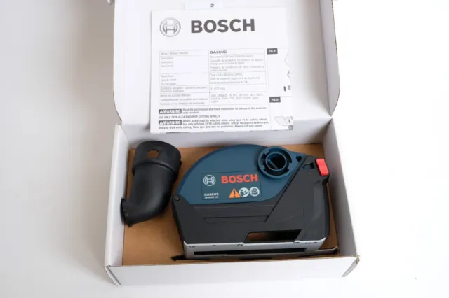 Bosch 5" GA50UC Angle Grinder Cutting Dust Collection - AG & AWS Series