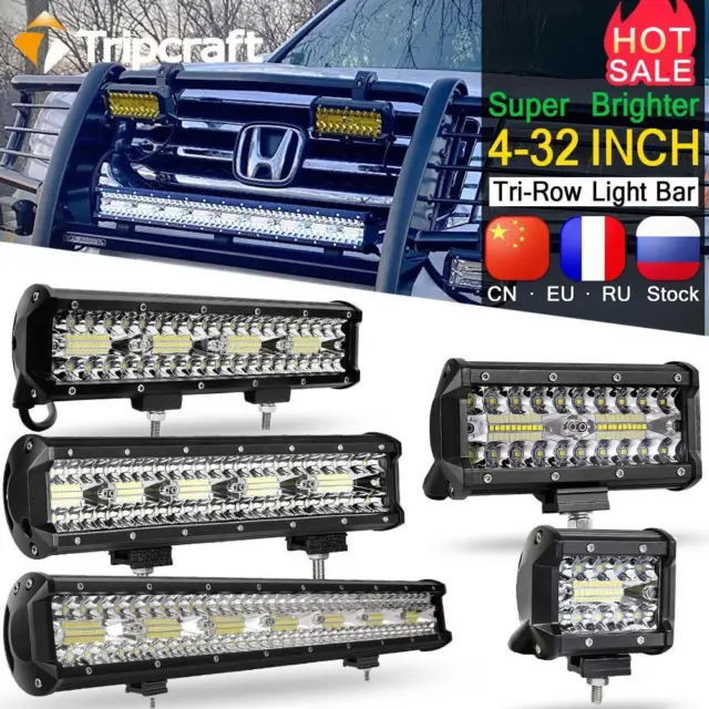 LED Work Light Bar for Car Tractor Boat Off Road 4x4 Truck Suv Atv 4-28 Inch