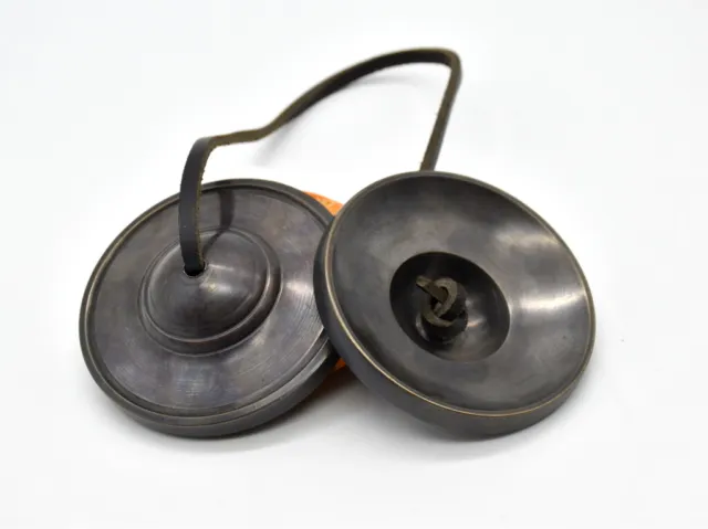 High Quality Bronze Tingsha Cymbals - Yoga Chime Bell - Buddhist Tingsha Cymbals
