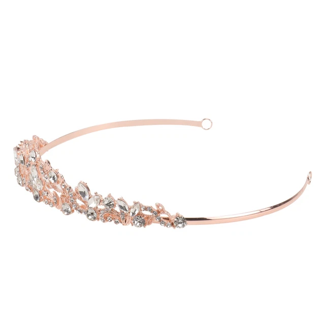 Corona Principessa Di Strass Sposa Banchetto Fascia Da - Foto 6