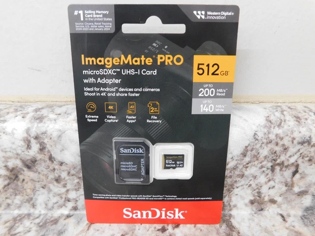 Memory Card Sdsqxbz SanDisk 128GB ImageMate PRO MicroSDXC UHS-1