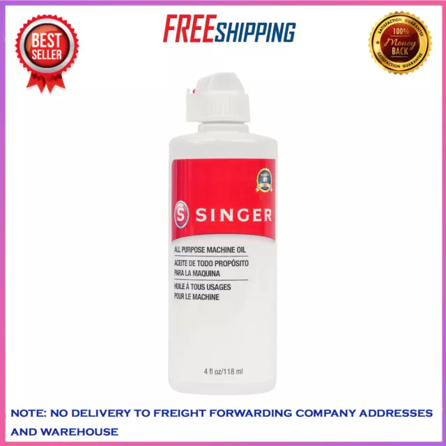 SINGER 2131E All Purpose Machine Oil, 4-Fluid Ounces