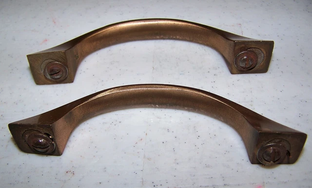 Poignée de porte tiroir vintage en bronze tiroir poignée de porte moderne contemporain élégant 2