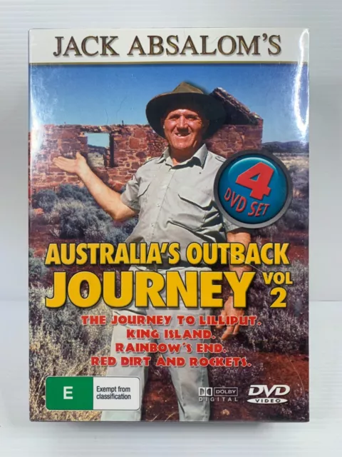 Jack Absalom Australia's Outback Journey Vol 2 DVD Box Set R0 PAL 4 - New Sealed