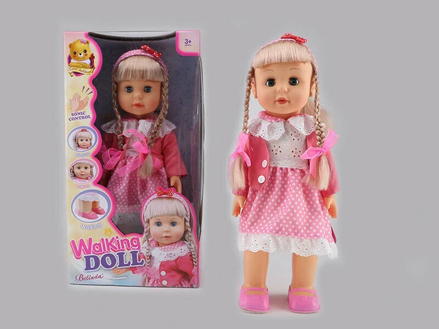 Tasking Dool BELINDA WALKING DOLL Interactive Sonic Control Singing Talking Singing ...