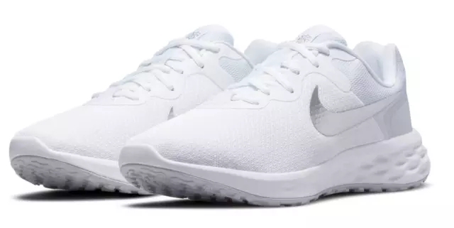 Nike Revolution 6 Next Nature Damen Laufschuhe Sneaker Gr 40,5 Weiß Turnschuhe