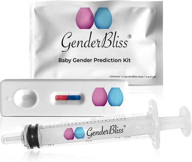 Prueba de predicción de género Kit de revelación de resultados instantáneos a partir de 8 semanas