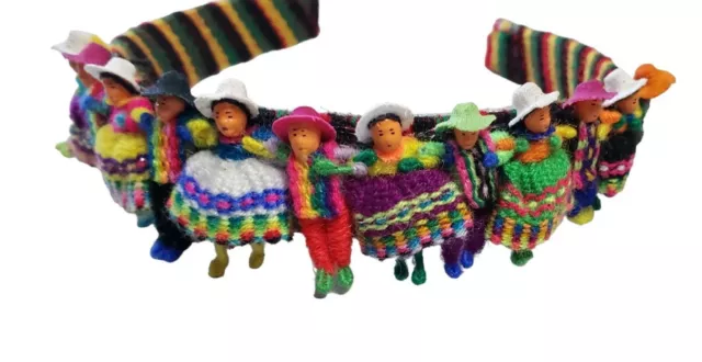 Unique!!! Handmade Crocheted Mexican Mexico Hispanic Heritage People Headband