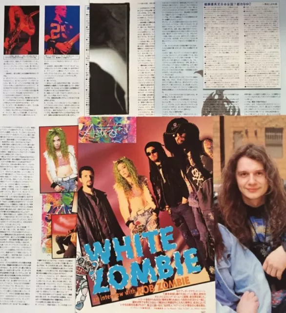 White Zombie Blind Guardian Slayer 1995 CLIPPING JAPAN MAGAZINE ML 6J 11PAGE