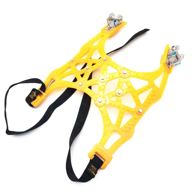 1pcs Snow Chain Car SUV Anti-Skid Tire Chain with Tension Strap Emergency Yellow