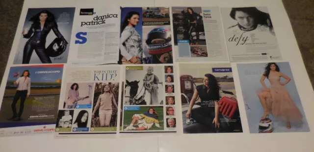 Danica Patrick 17 pc Memorabilia Magazine Clippings Photos Got Milk ad