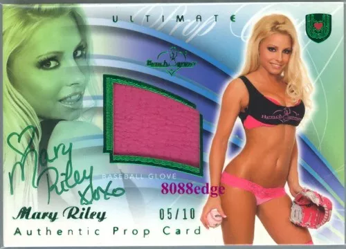 2010 Benchwarmer Ultimate Prop Auto: Mary Riley #5/10 Autograph Swatch